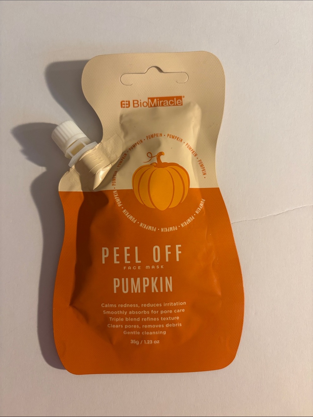 Miracle Pumpkin Peel-Off Face Mask - Orange and Cream